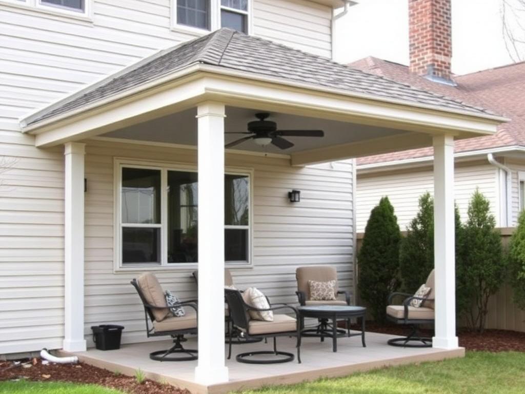 Covered Outdoor Living Addition - after