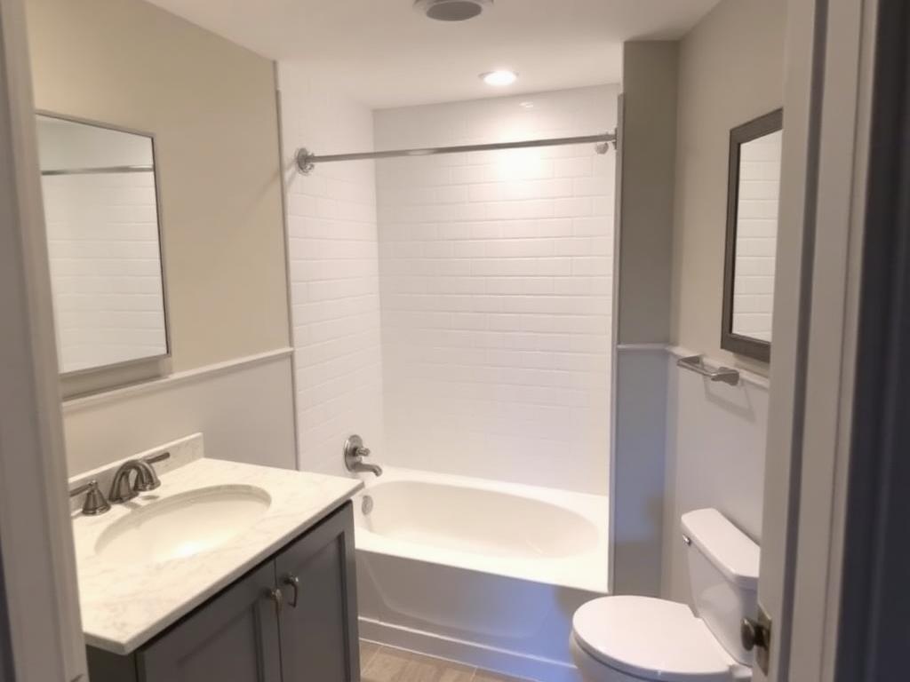 Spa Master Bath with Freestanding Tub - after