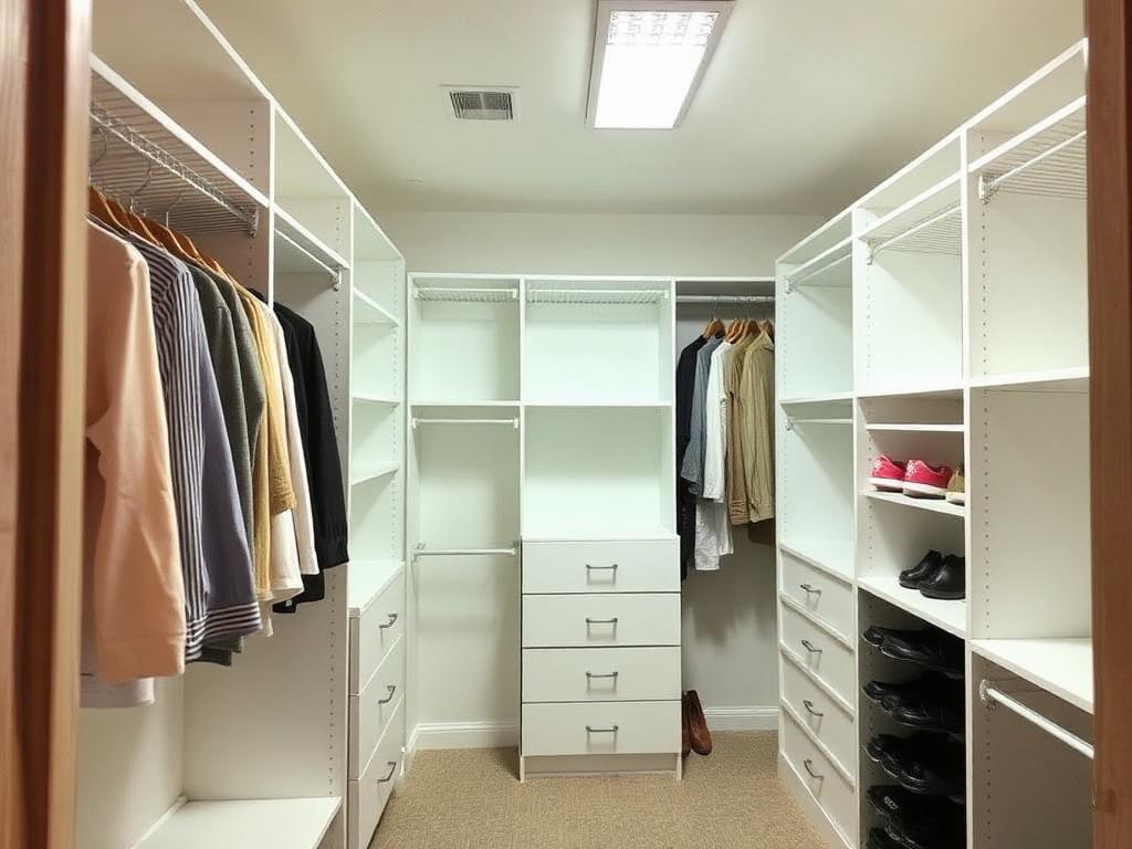 Custom Walk-In Closet System - after