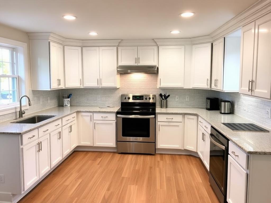 Navy & Brass Chef's Kitchen - after