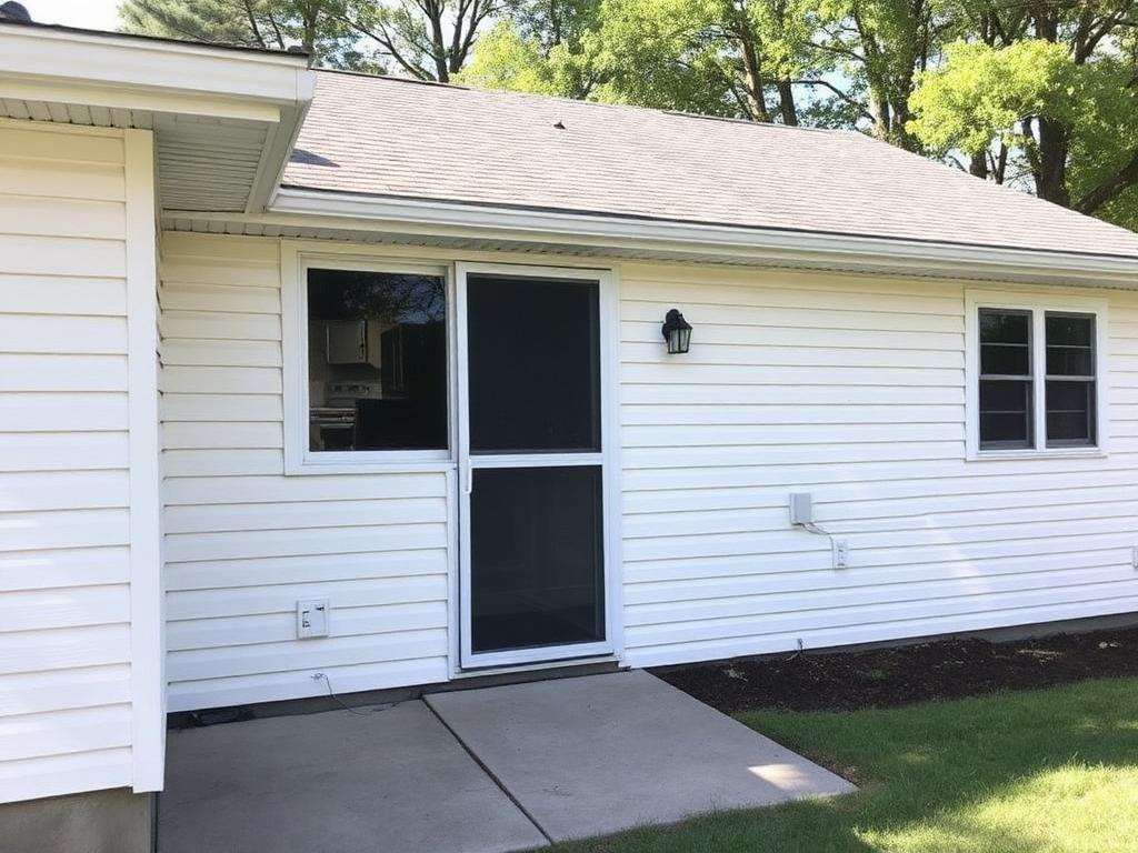 Covered Outdoor Living Addition - before
