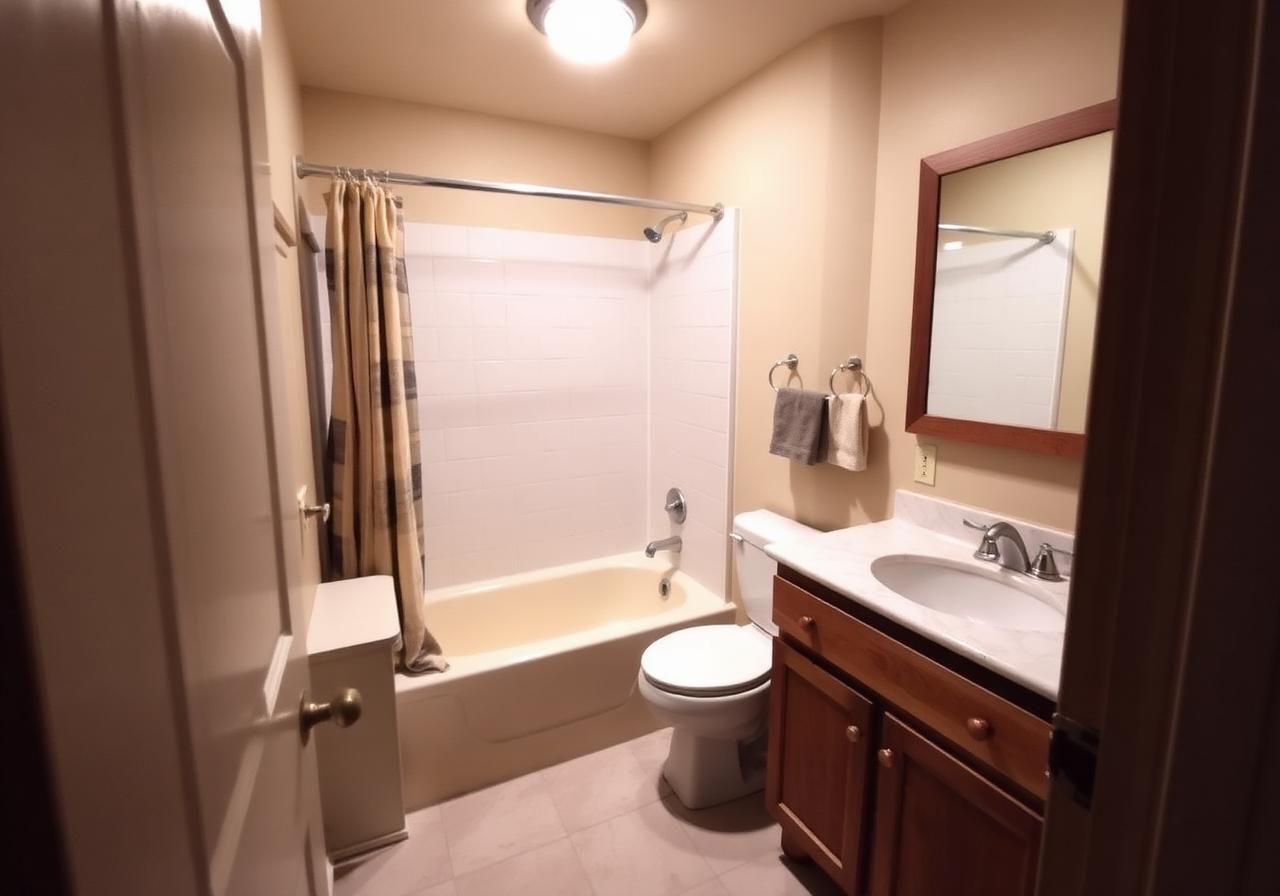 Walk-In Shower Bath Conversion - before