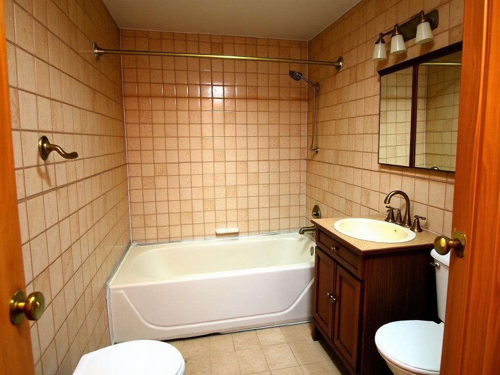 Spa Master Bath with Freestanding Tub - before