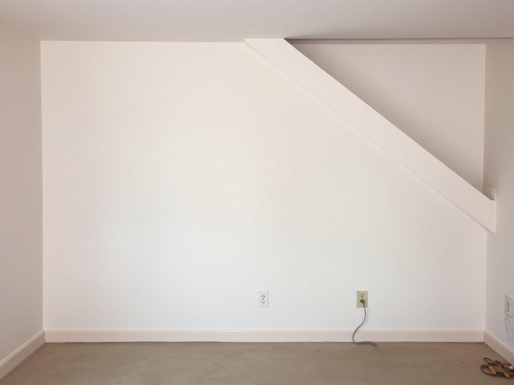 Under-Stair Built-In Reading Nook - before