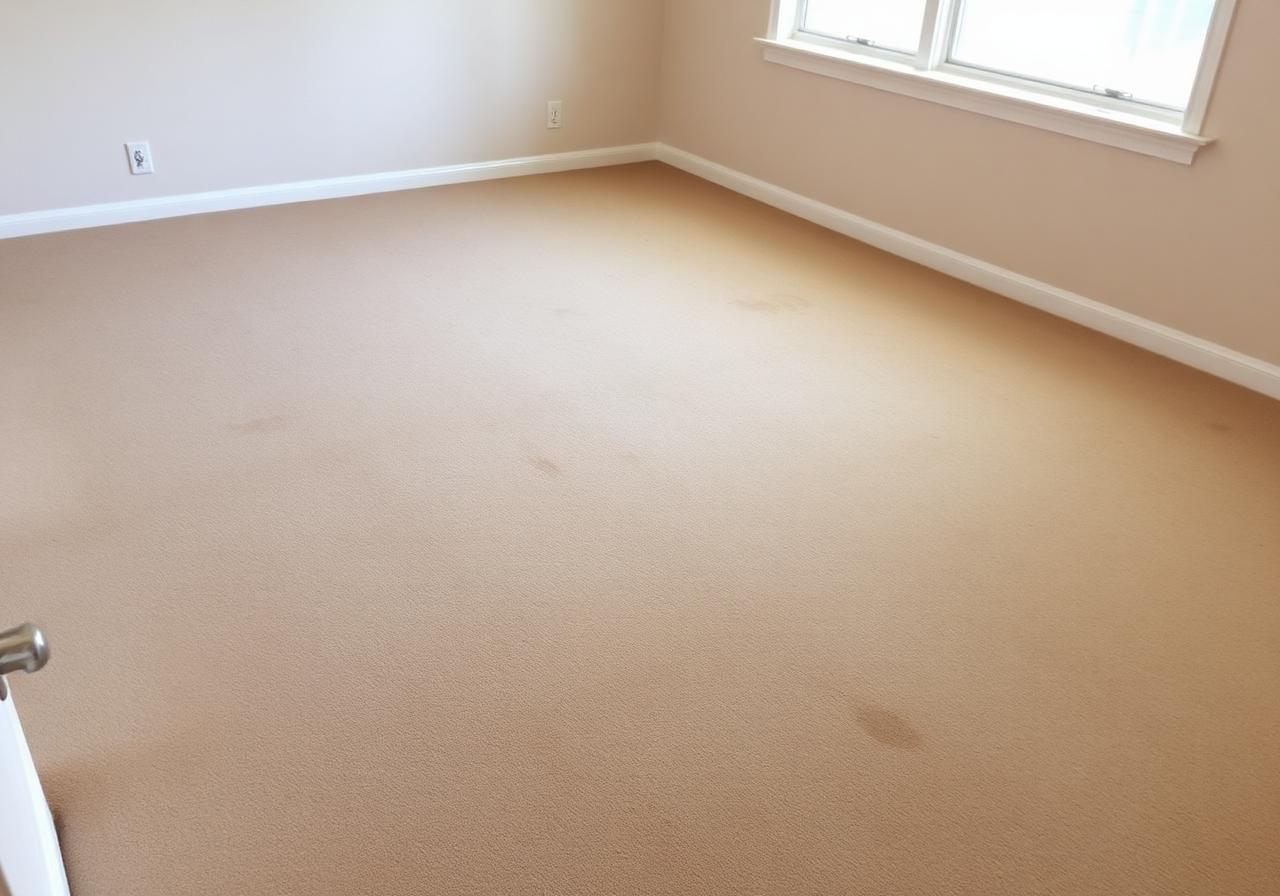 Luxury Vinyl Plank Living Room - before