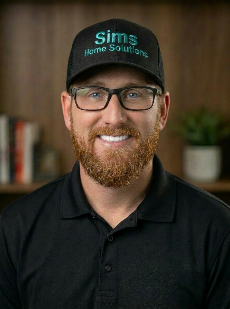 Kolby Sims, owner of Sims Home Solutions in Ardmore, OK